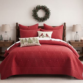 Levtex Home O Christmas Tree Quilt Set