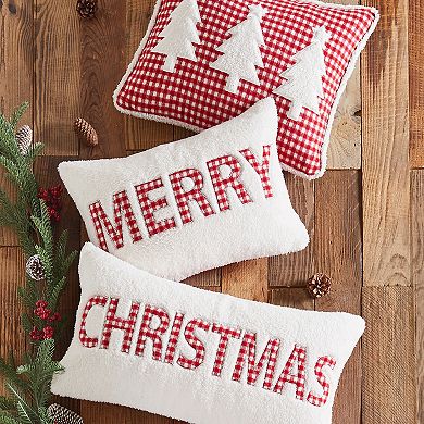 Levtex Home Joulset "Merry" Rectangular Throw Pillow 12x18