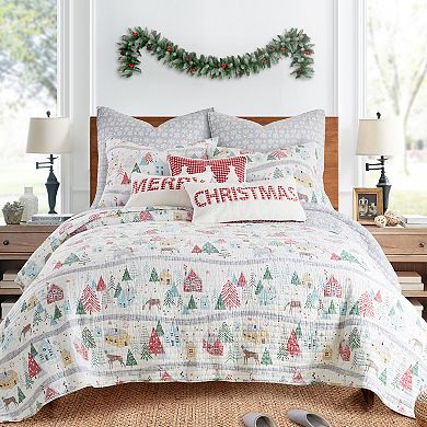 Levtex Home Joulset "Merry" Rectangular Throw Pillow 12x18