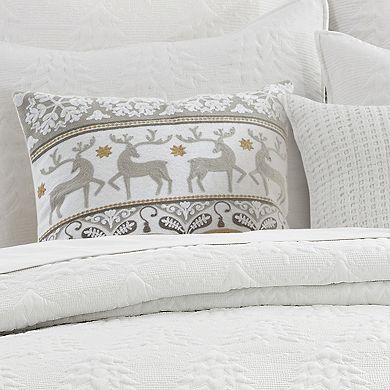 Levtex Home Reindeer Fair Isle Throw Pillow