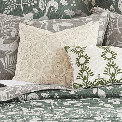 Levtex Home Oscar & Grace Bretton Woods Filigree Patterned Throw Pillow