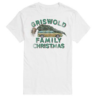Big & Tall National Lampoon's Christmas Vacation Griswold Family Ex Graphic Tee