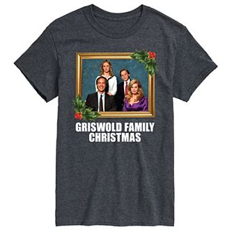 Big & Tall National Lampoon's Christmas Vacation Griswold Family Pic Graphic Tee