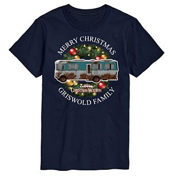 Big & Tall National Lampoon's Christmas Vacation Merry Christmas Graphic Tee