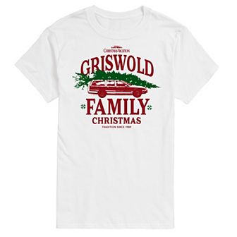 Big & Tall National Lampoon's Christmas Vacation Griswold Family Christmas Graphic Tee