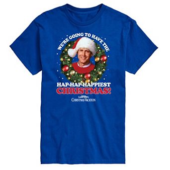 Big & Tall National Lampoon's Christmas Vacation Hap-Hap Happiest Christmas Graphic Tee