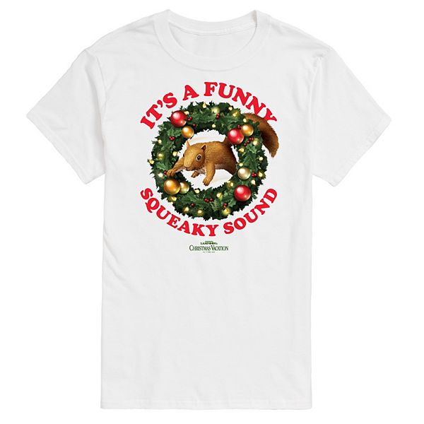 Big & Tall National Lampoon's Christmas Vacation Squirrel Funny Graphic Tee