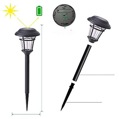 Maggift Solar Garden Lights Outdoor Pathway, Lawn, Patio, Yard, Garden