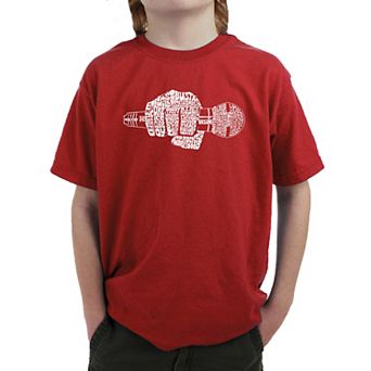 90's Rappers - Boy's Word Art T-Shirt