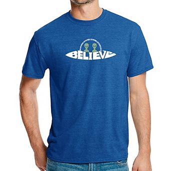 Believe UFO - Men's Premium Blend Word Art T-Shirt