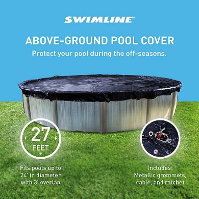 Swimline PCO827 24' Round Above Ground Swimming Winter Cover (Pool Cover Only)
