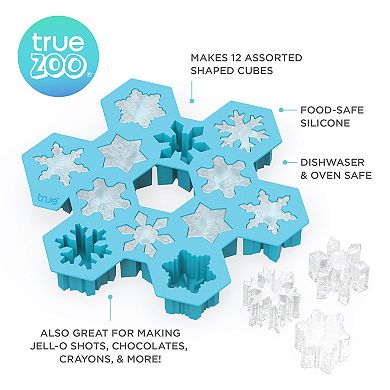 Truezoo Snowflake Silicone Ice Cube Tray