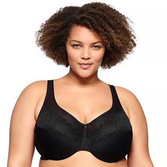 Plus Size Glamorise WonderWire Full Figure Minimizer Underwire Bra 9003