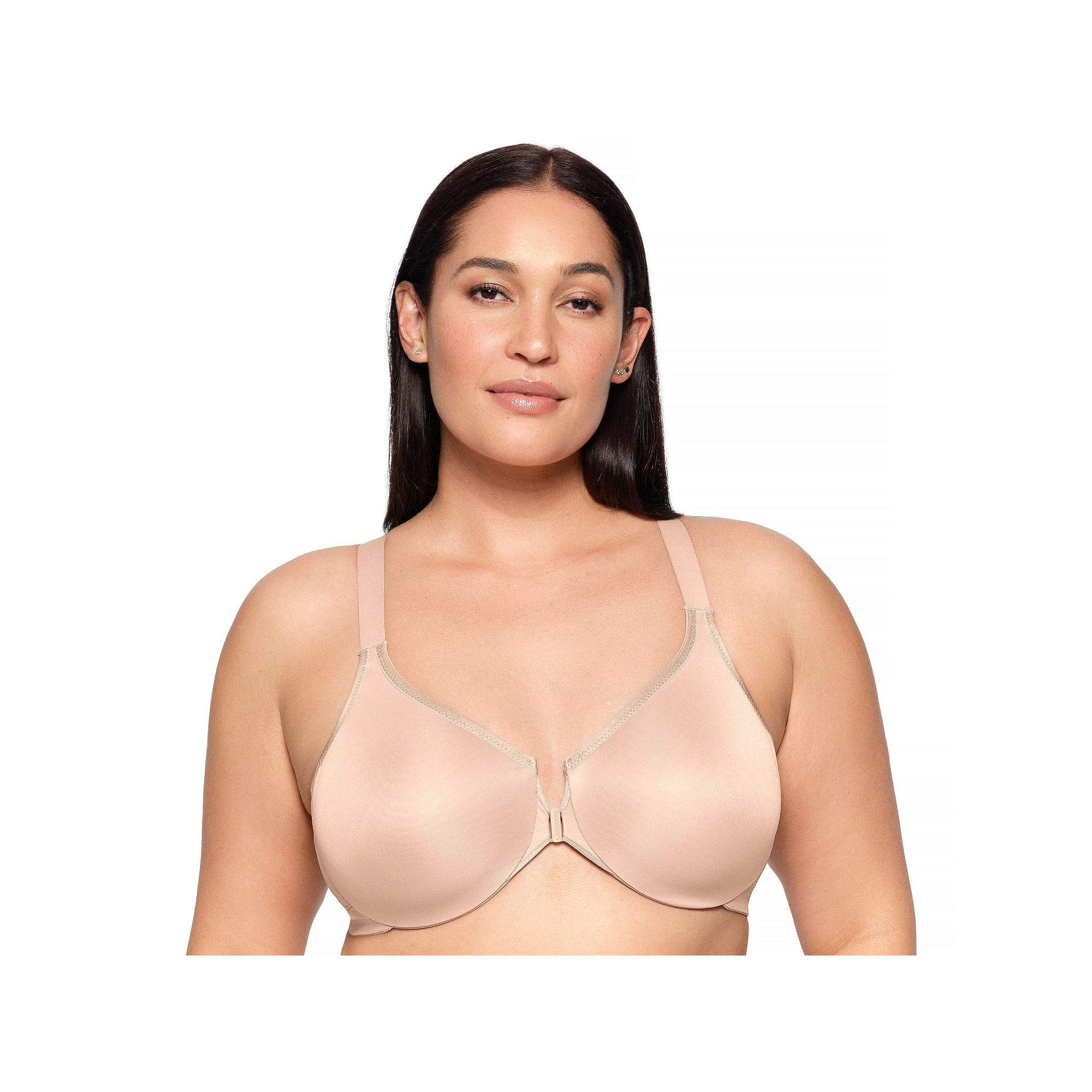 Plus Size Glamorise Wonderwire Posture Front Close Bra 9265, Womens, Size: