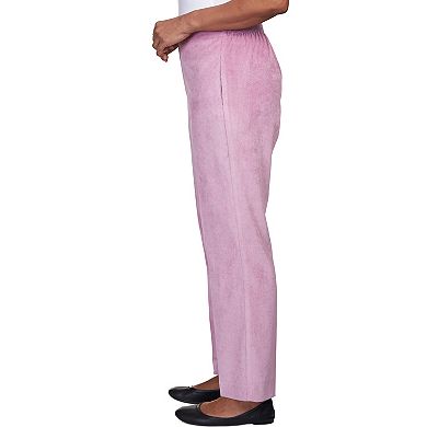 Women's Alfred Dunner Sleek Corduroy Short Length Pants