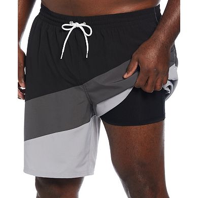 Big & Tall Nike 9-in. Color Surge Volley Swim Trunks
