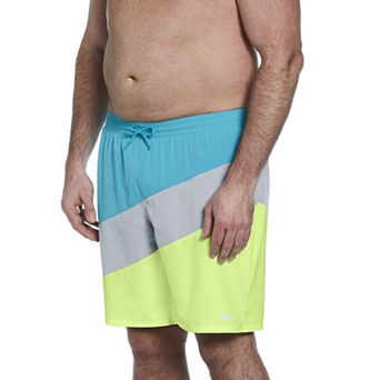 Big & Tall Nike 9 in Color Surge Volley Swim Trunks