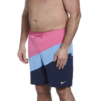 Big & Tall Nike 9 in Color Surge Volley Swim Trunks