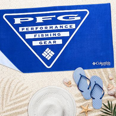 Columbia Performance Fishing Gear Triangle Logo Beach Towel