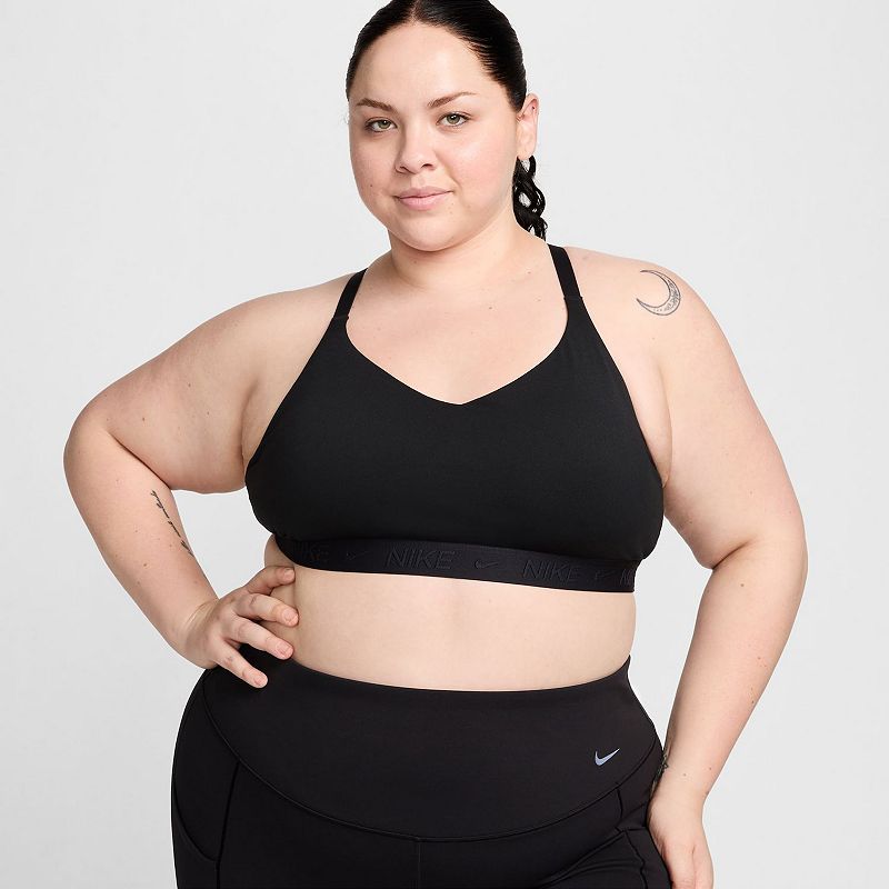 Plus Size Nike Indy Light Support Padded Sports Bra, Women's, Size: 1XL, Black