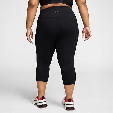 Plus Size Nike One High-Waisted Crop Leggings