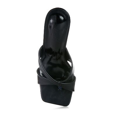 London Rag Highflip Women's Slip On Dress Sandals