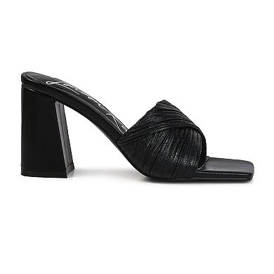 London Rag Salty You Women's Heeled Slide Sandals