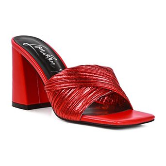 London Rag Salty You Women's Heeled Slide Sandals