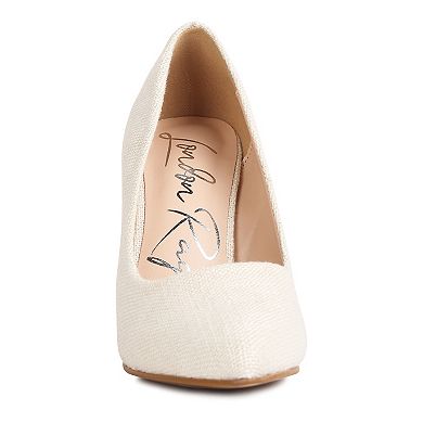 London Rag Women's Wide Width Pumps
