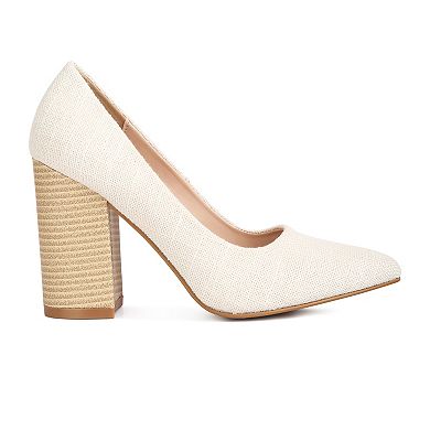 London Rag Women's Wide Width Pumps