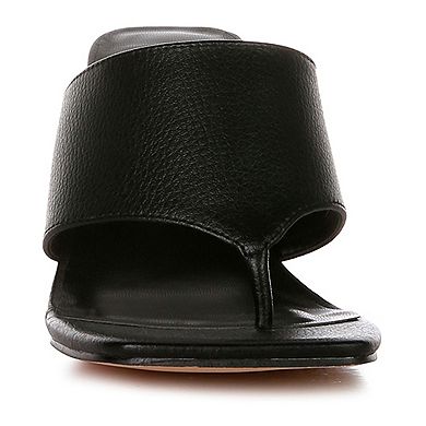 London Rag Muse Me Women's Block Heel Thong Sandals