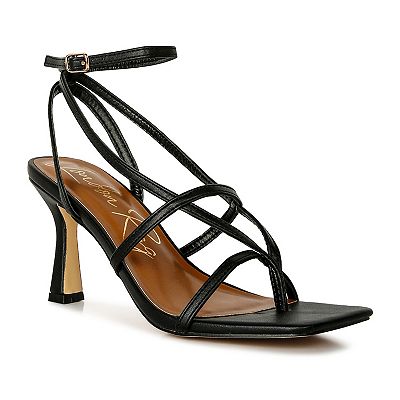black women's dress sandals Cushioned selectinsole LifeStride Women's Janet Sandal Black