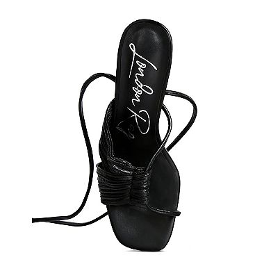London Rag Xuxa Women's Lace-Up Dress Sandals