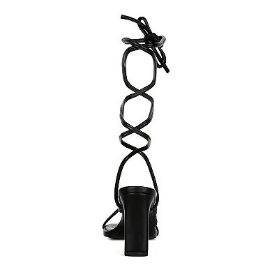 London Rag Xuxa Women's Lace-Up Dress Sandals