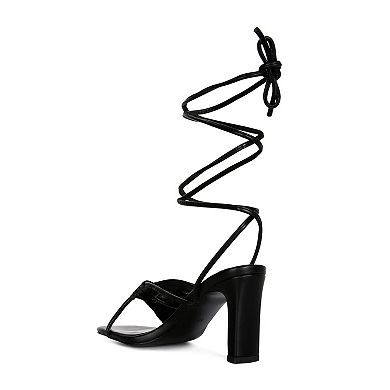 London Rag Xuxa Women's Lace-Up Dress Sandals