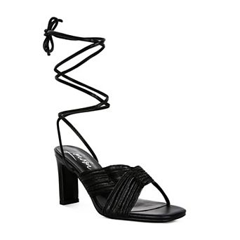 London Rag Xuxa Women's Lace-Up Dress Sandals