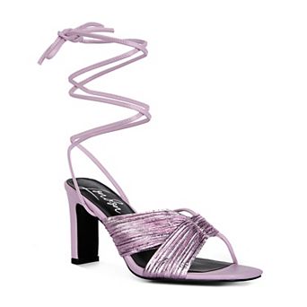 London Rag Xuxa Women's Lace-Up Dress Sandals