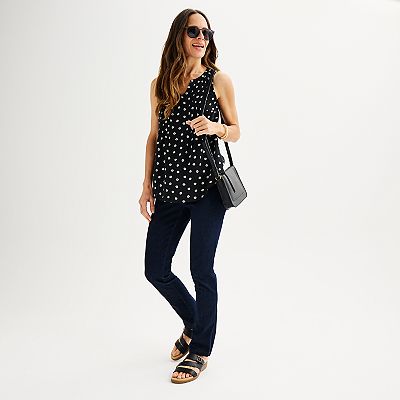 Women's Croft & Barrow® Pintuck Sleeveless Shell Top Women's Croft & Barrow® Pintuck Sleeveless Shell Top
