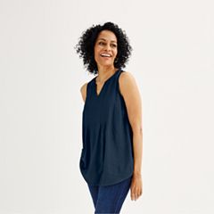 Blue Tank Tops for Women: Find Light Blue to Navy Tanks