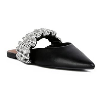 London Rag Hemessen Diamante Women's Mules