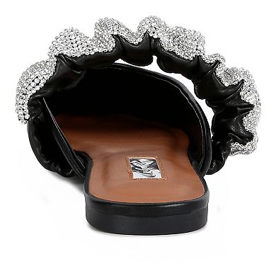 London Rag Hemessen Diamante Women's Mules