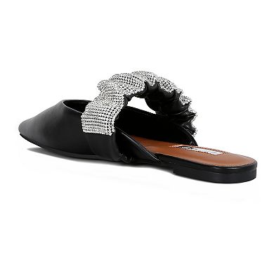 London Rag Hemessen Diamante Women's Mules