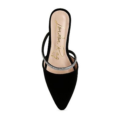 London Rag Laren Diamante Women's Mules