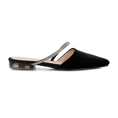 London Rag Laren Diamante Women's Mules