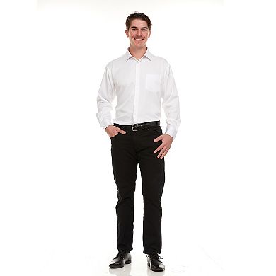 Men's Geoffrey Beene Regular-Fit Sateen Stretch Dress Shirt
