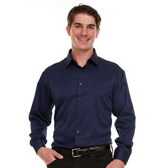 Men's Geoffrey Beene Regular-Fit Sateen Stretch Dress Shirt