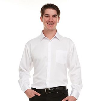 Men's Geoffrey Beene Regular-Fit Sateen Stretch Dress Shirt