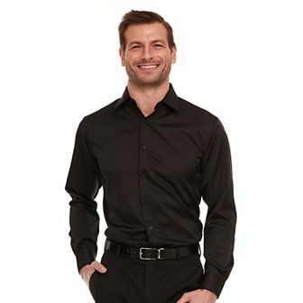 Men's Geoffrey Beene Slim-Fit Sateen Stretch Dress Shirt