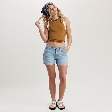 Juniors' UNIONBAY Denim Utility Carpenter Shorts