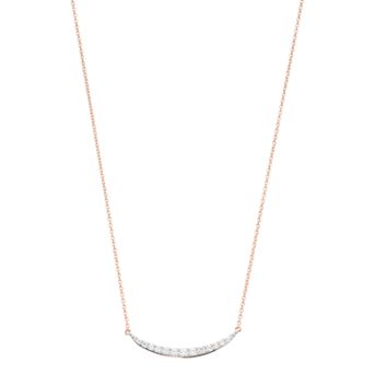 Diamond Brilliance 1/4 Carat T.W. Lab-Created Diamond Smile Link Necklace